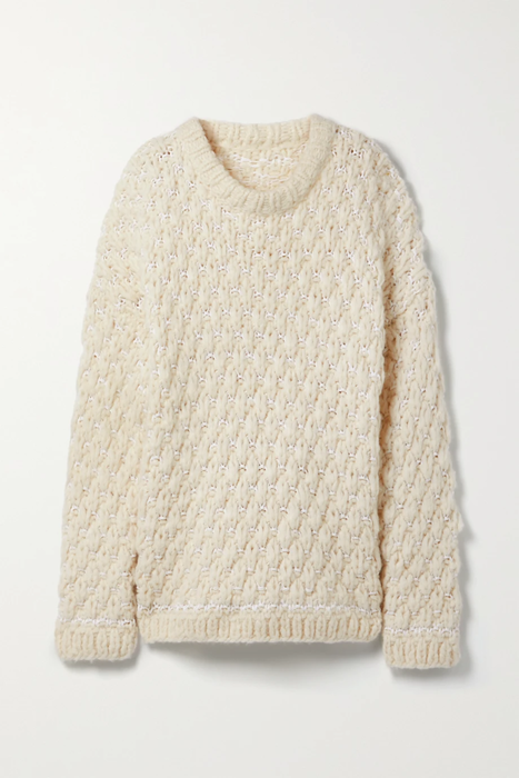 유럽직배송 더로우 THE ROW Dano oversized cashmere, wool and silk-blend sweater 17266703523599574