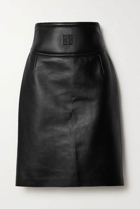 유럽직배송 지방시 스커트 GIVENCHY Cutout embossed leather skirt 11452292646006547