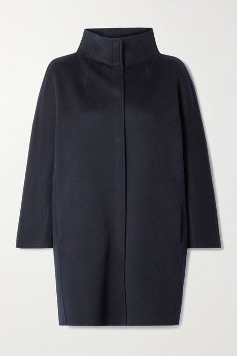 유럽직배송 로로피아나 코트 LORO PIANA Roaden leather-trimmed cashmere coat 560971904574302