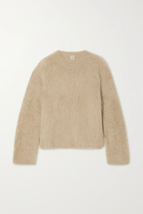 유럽직배송 토템 스웨터 TOTÊME Brushed alpaca-blend sweater 25185454456195462