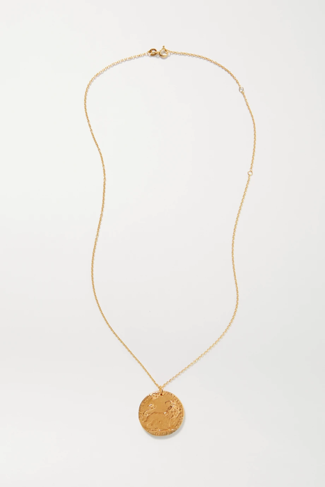 유럽직배송 알리기에리 목걸이 ALIGHIERI Il Leone Medallion gold-plated necklace 1890828705974433