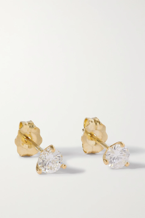 유럽직배송 STONE AND STRAND Gold diamond earrings 25185454456822988