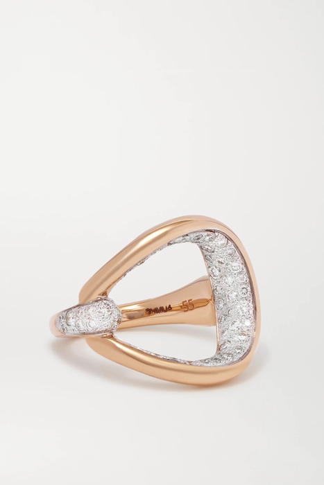 유럽직배송 포멜라토 반지 POMELLATO Fantina 18-karat rose gold diamond ring 29012654081386061