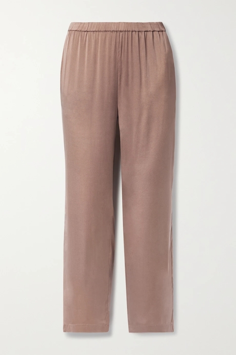 유럽직배송 SKIN Tawny washed silk-blend satin pajama pants 24665545640659116