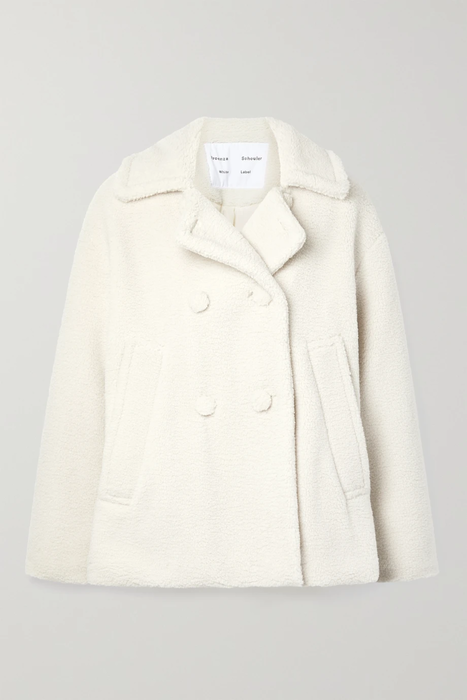 유럽직배송 프로엔자슐러화이트라벨 PROENZA SCHOULER WHITE LABEL Teddybear double-breasted fleece jacket 17266703523656554