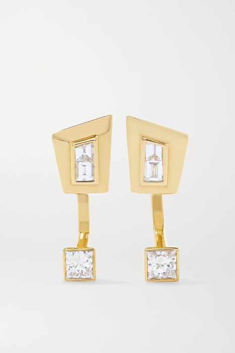유럽직배송 STEPHEN WEBSTER + NET SUSTAIN Dynamite 18-karat recycled gold diamond earrings 4394988608769090
