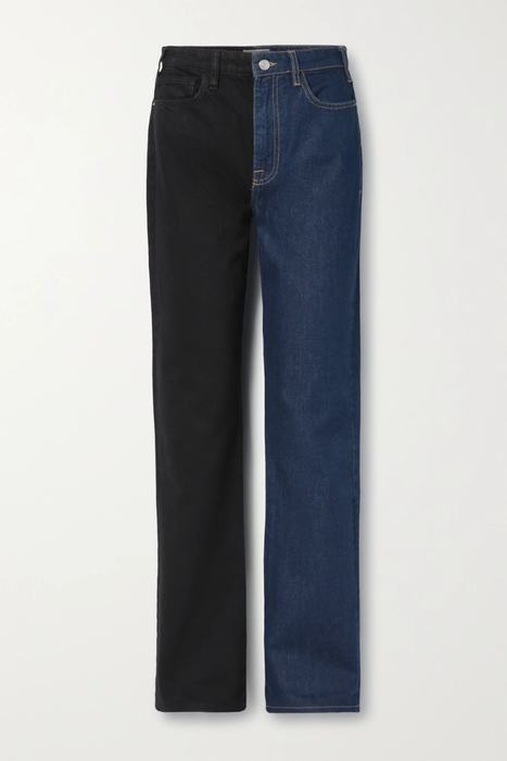 유럽직배송 프레임 청바지 FRAME Le Jane two-tone high-rise straight-leg jeans 24772899113375534