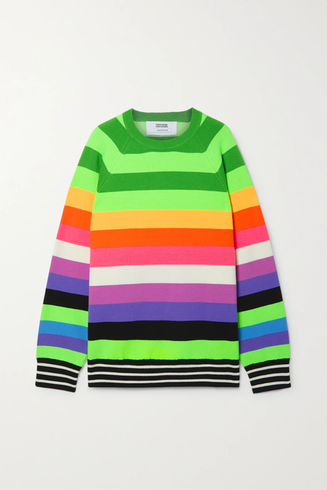 유럽직배송 크리스토퍼 존 로저스 스웨터 CHRISTOPHER JOHN ROGERS Oversized striped wool-blend sweater 22250442025652269