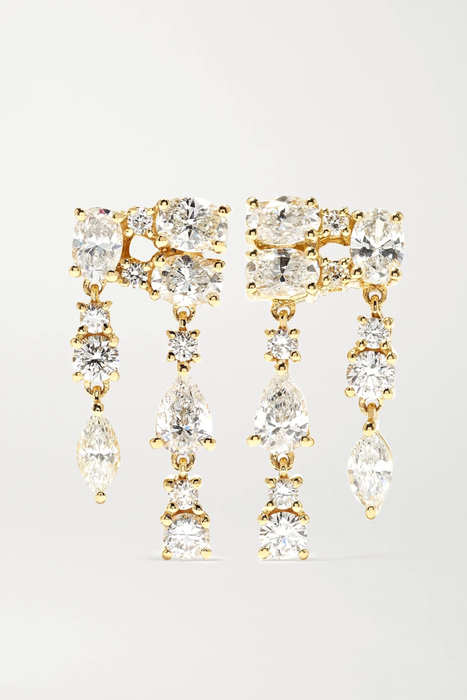 유럽직배송 ANITA KO Maya 18-karat gold diamond earrings 560971903981918