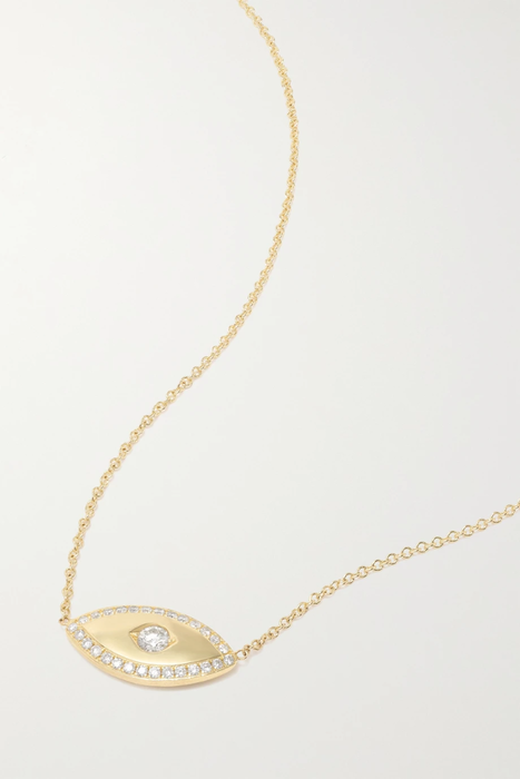 유럽직배송 제니퍼메이어 목걸이 JENNIFER MEYER Evil Eye 18-karat gold diamond necklace 18706561955901588