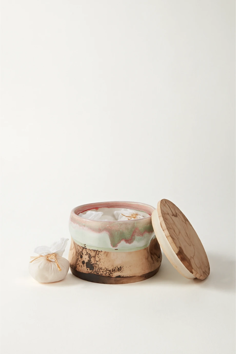 유럽직배송 SENTEURS D&#039;ORIENT Jasmine of Arabia Mediterranean Bath Salts with Ceramic Box, 9 x 35g 22831760541439746