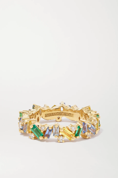 유럽직배송 수잔케일런 반지 SUZANNE KALAN 18-karat gold multi-stone ring 18706561955849087