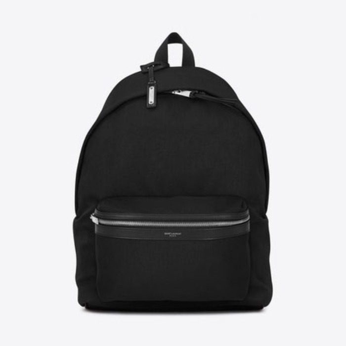 유럽직배송 입생로랑 SAINT LAURENT city backpack in nylon canvas and leather 534967GIV3F1167