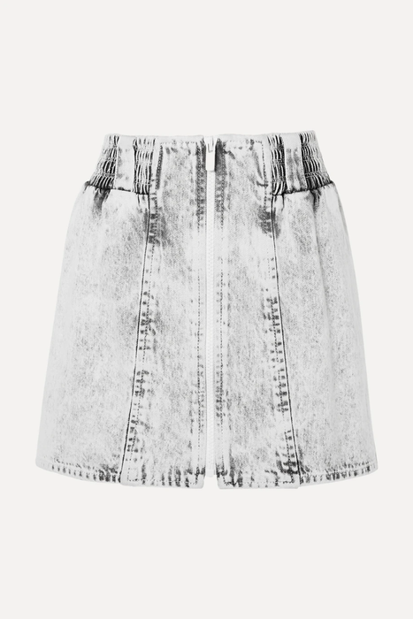 유럽직배송 미우미우 MIU MIU Printed denim mini skirt 210640161920