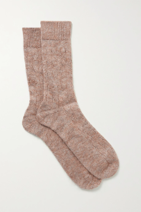 유럽직배송 브루넬로쿠치넬리 BRUNELLO CUCINELLI Metallic knitted socks 15546005222050461