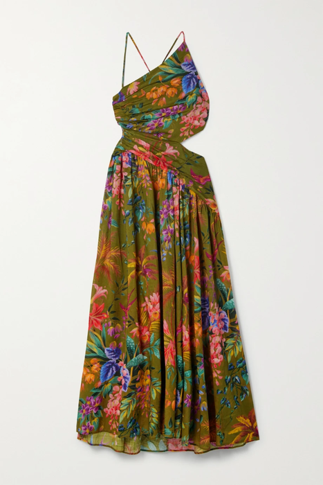 유럽직배송 짐머만 ZIMMERMANN Tropicana cutout floral-print cotton-voile midi dress 24772899113563817