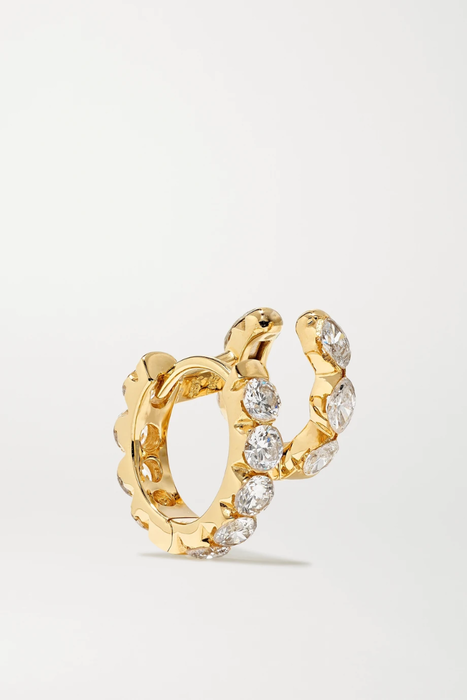 유럽직배송 마리아타쉬 귀걸이 MARIA TASH Eternity 18-karat gold diamond hoop earring 17428787259244819