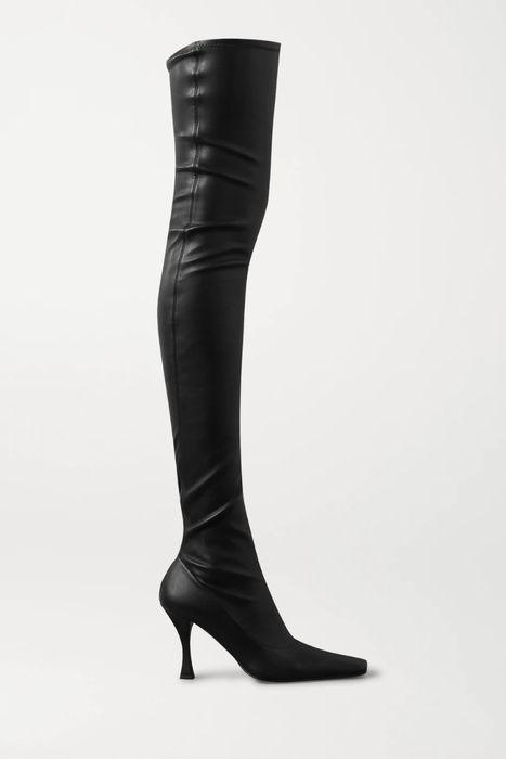 유럽직배송 프로엔자슐러 PROENZA SCHOULER Trap faux stretch-leather over-the-knee boots 31432202865203042