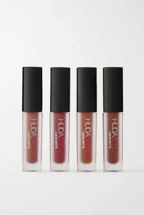 유럽직배송 HUDA BEAUTY Brown Obsessions Liquid Matte Mini Lipstick Set 16114163150518111