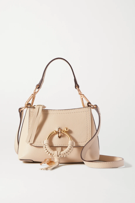 유럽직배송 씨바이 끌로에 SEE BY CHLOÉ Joan mini textured-leather and suede shoulder bag 16301891330295085