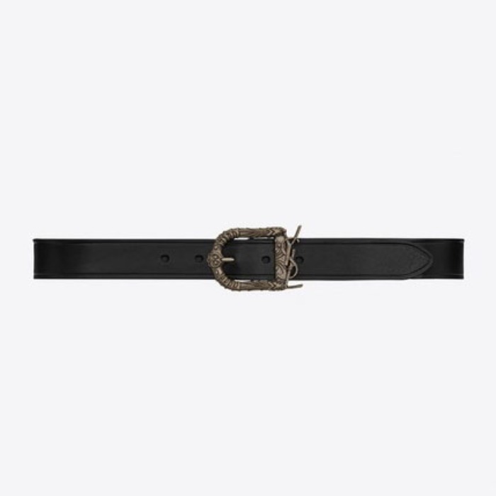 유럽직배송 입생로랑 SAINT LAURENT Celtic belt in smooth leather 5337210IH0D1000