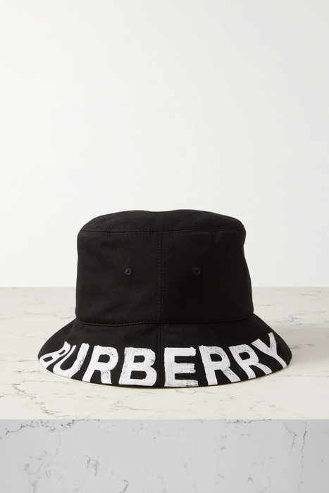 유럽직배송 버버리 BURBERRY Reversible printed checked cotton-twill bucket hat 22527730565764830