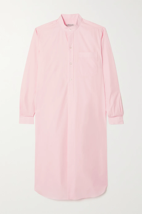 유럽직배송 샤르베 CHARVET Elysee oversized cotton-poplin nightdress 25185454456738645