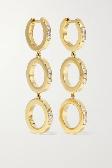 유럽직배송 STATE PROPERTY Marsden Minor 18-karat gold diamond earrings 25185454456118840