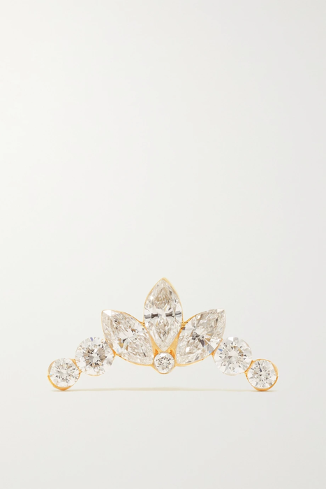 유럽직배송 마리아타쉬 귀걸이 MARIA TASH Invisible Lotus Garland 18-karat gold diamond earring 560971903823426