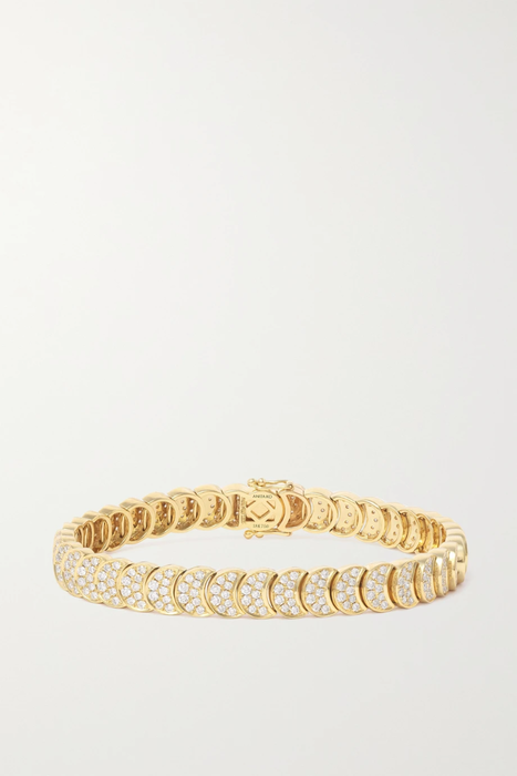 유럽직배송 ANITA KO Luna 18-karat gold diamond bracelet 15546005222131125