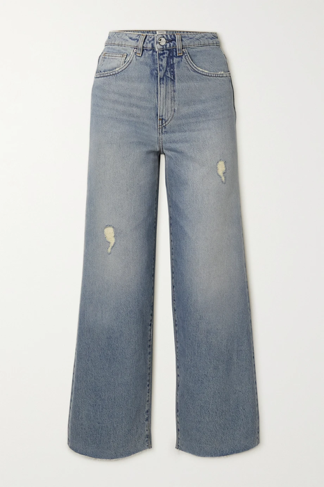 유럽직배송 토템 TOTÊME Distressed high-rise flared jeans 9649229528862435