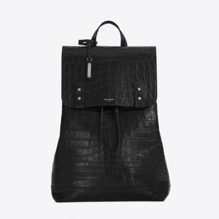 유럽직배송 입생로랑 SAINT LAURENT sac de jour backpack in crocodile embossed leather 480585DZE0E1000
