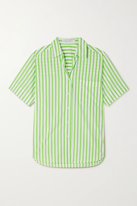유럽직배송 FAITHFULL THE BRAND + NET SUSTAIN Vega striped cotton-poplin shirt 24772899113562080