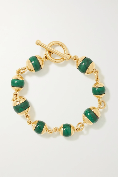 유럽직배송 FOUNDRAE 18-karat gold malachite bracelet 17411127377028445