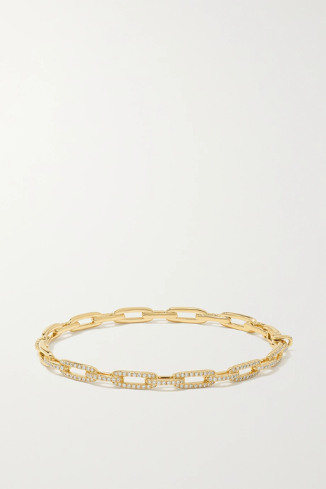 유럽직배송 DAVID YURMAN Stax 18-karat gold diamond bracelet 15546005222357732