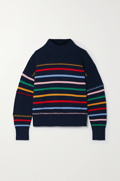 유럽직배송 라린 스웨터 LA LIGNE Striped merino wool turtleneck sweater 25185454455830239