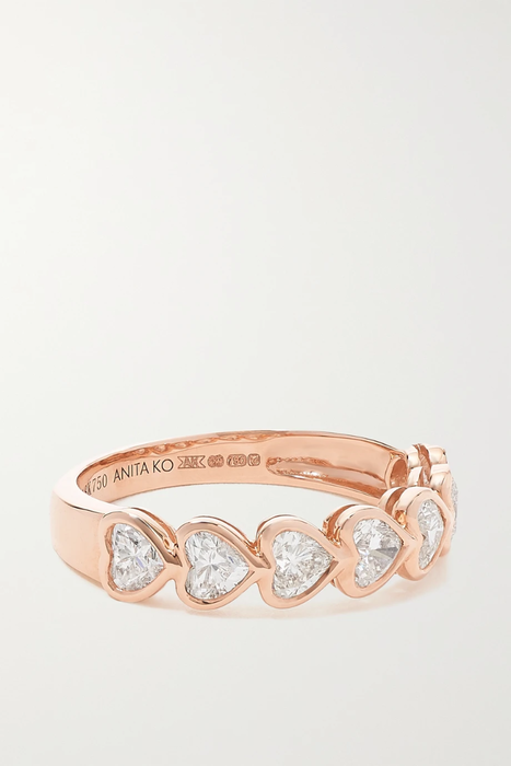 유럽직배송 ANITA KO 18-karat rose gold diamond ring 10163292706781011