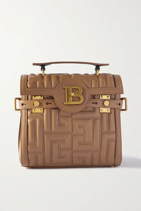 유럽직배송 발망 숄더백 BALMAIN B-Buzz 23 quilted leather shoulder bag 24062987016628235