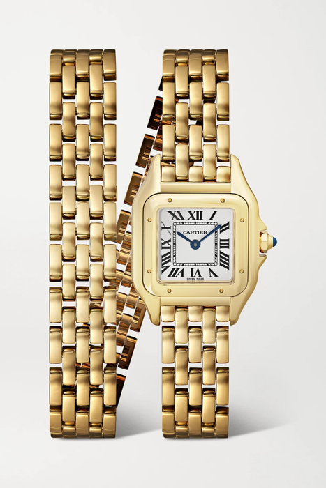 유럽직배송 까르띠에 CARTIER Panthère de Cartier 20mm small 18-karat white gold diamond watch 19971654707114671