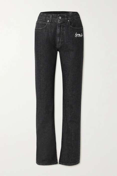 유럽직배송 스텔라맥카트니 STELLA MCCARTNEY Printed high-rise straight-leg jeans 17411127377155871