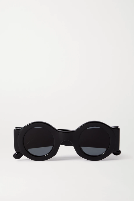 유럽직배송 드리스반노튼 DRIES VAN NOTEN Round-frame acetate sunglasses 6630340696594474