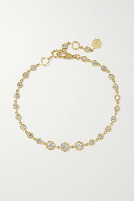 유럽직배송 JADE TRAU Sophisticate Line 18-karat gold diamond bracelet 24772899113066956