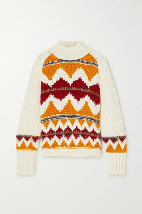 유럽직배송 로로피아나 스웨터 LORO PIANA Achillea jacquard-knit cashmere turtleneck sweater 25185454455909156