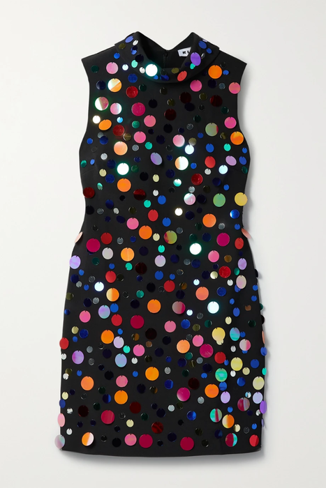 유럽직배송 릭소 RIXO Candice paillette-embellished crepe mini dress 25185454455856706