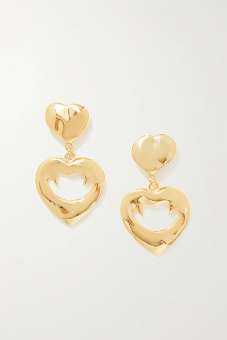 유럽직배송 생로랑 클립 귀걸이 SAINT LAURENT Oversized gold-tone clip earrings 22527730566093811