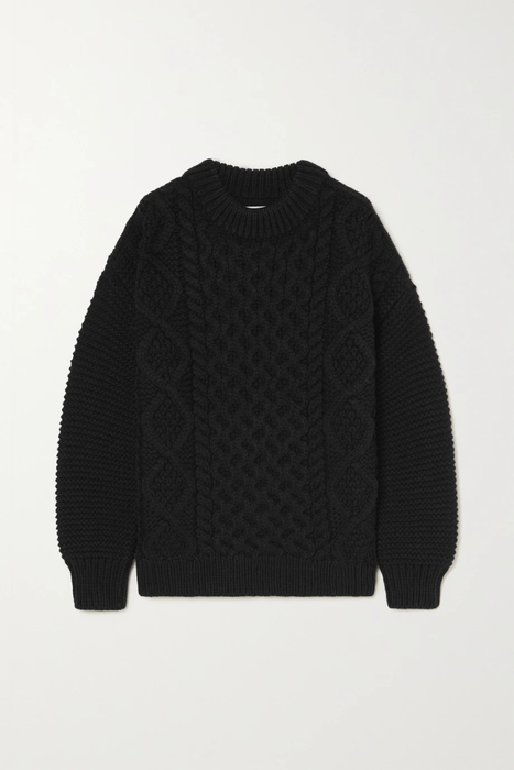 유럽직배송 MR MITTENS Cable-knit wool sweater 13452677153302455
