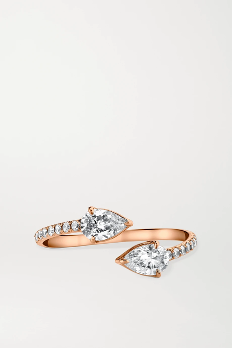 유럽직배송 ANITA KO 18-karat rose gold diamond ring 19325877437112130