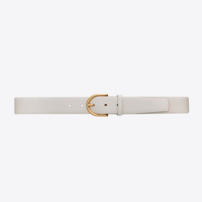 유럽직배송 입생로랑 SAINT LAURENT horseshoe buckle belt in smooth leather 6063291HZ0W9207