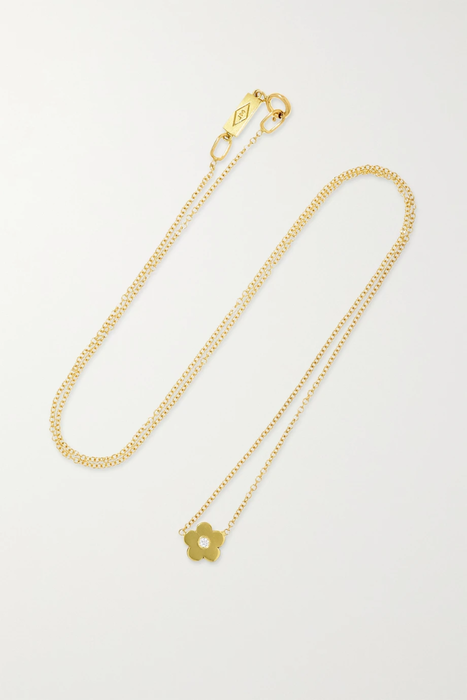 유럽직배송 제니퍼메이어 목걸이 JENNIFER MEYER Mini Daisy 18-karat gold turquoise necklace 665933302785675