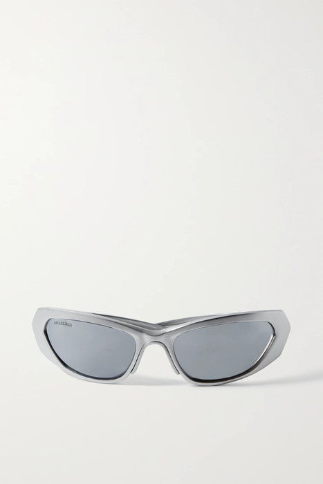 유럽직배송 발렌시아가 선글라스 BALENCIAGA EYEWEAR Cat-eye silver-tone sunglasses 27086482324299745